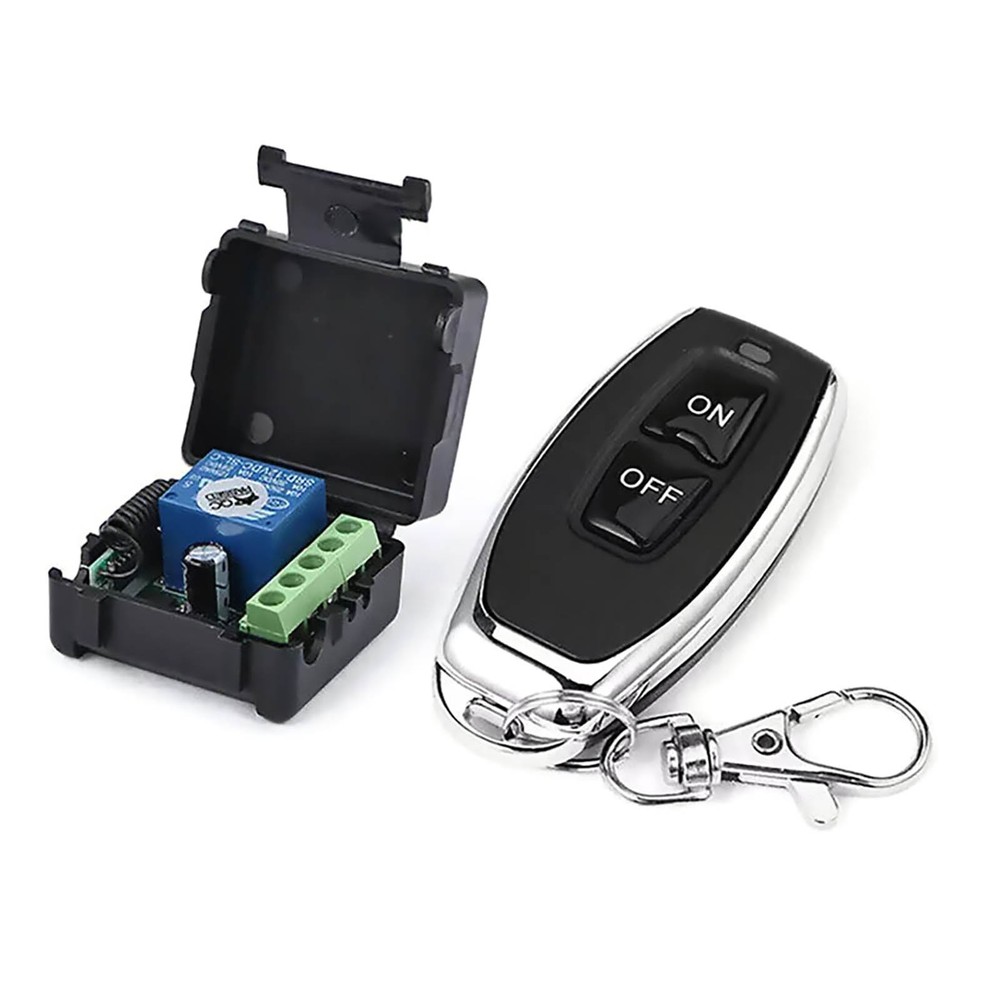 12V Channel Wireless Remote Control Relay Switch RF Transmitter Receiver