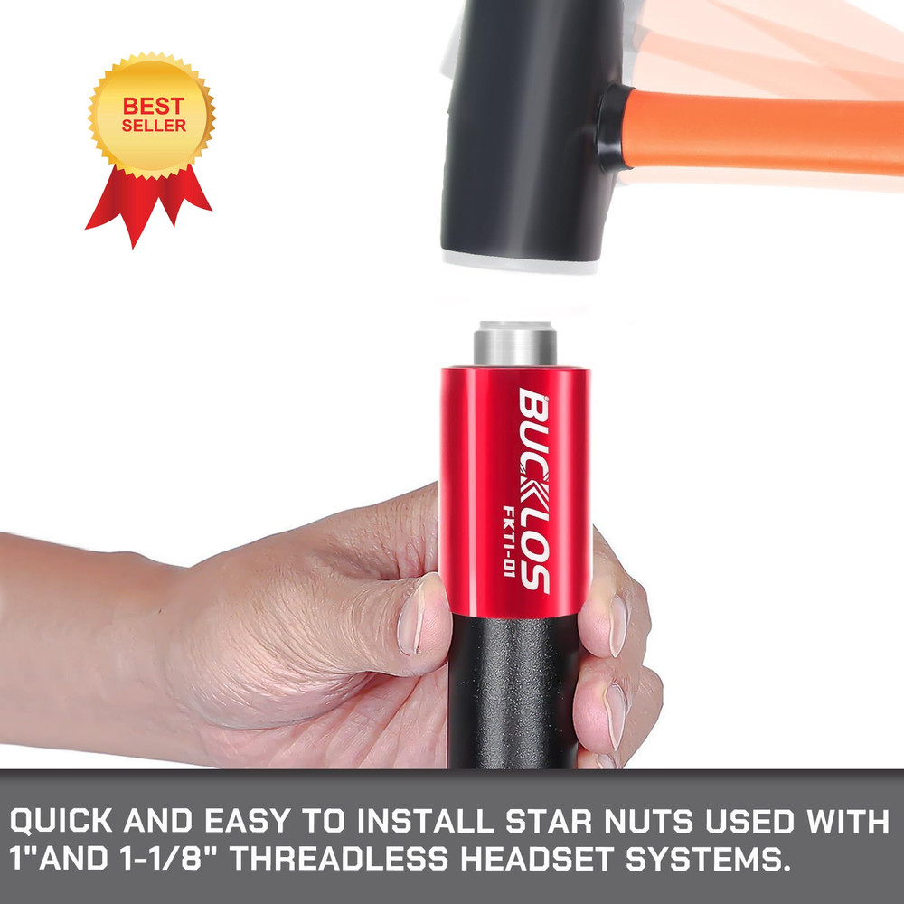 BUCKLOS Bike Fork Star Nut Setting Install Tool with Introductory Version
