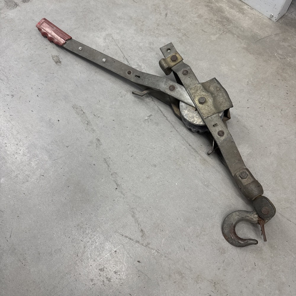 Winch Puller Power Pull 144S-6  1 Ton 12' Cable Length Used