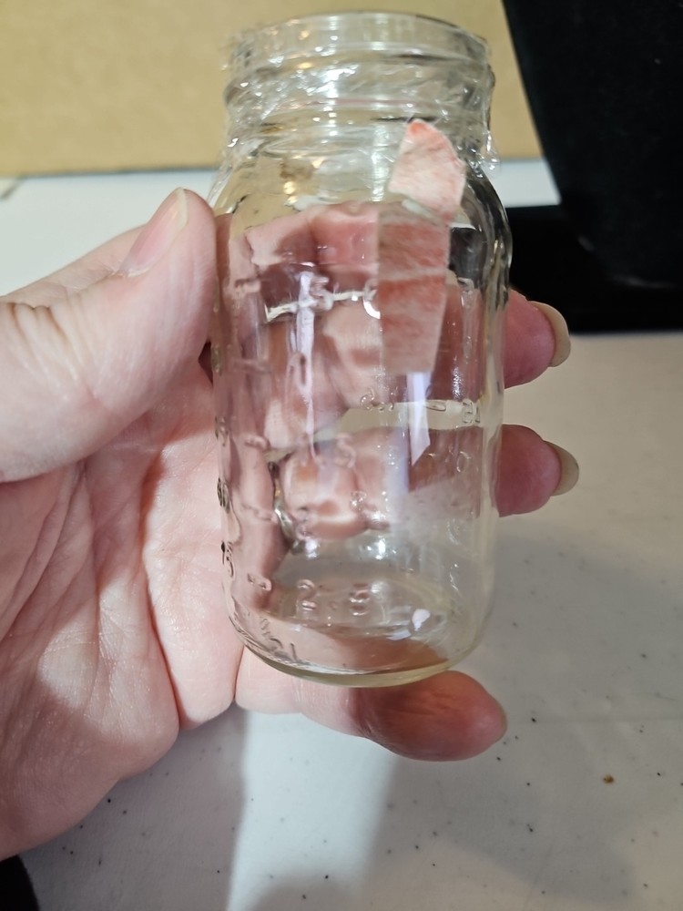 Vintage Small Glass Baby Bottle