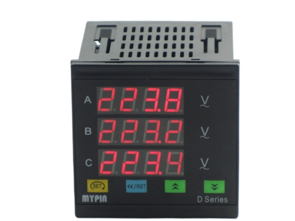 Three phase voltmeter MDH9-3V