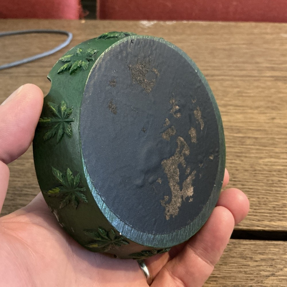 High From Venice Beach Marijuana Leaf Souvenir Ashtray