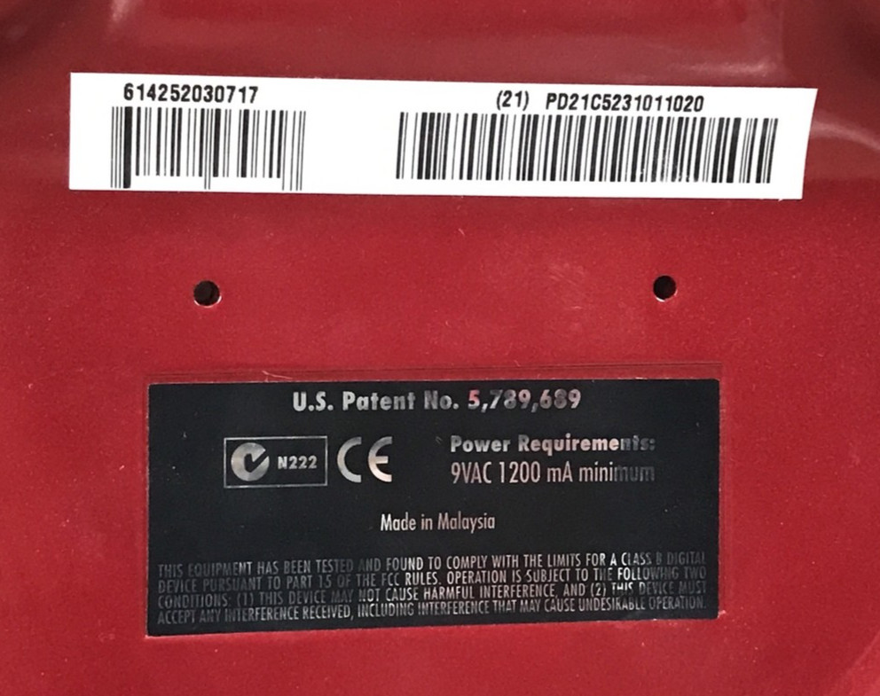 Tested Line 6 POD 2.0 Amp Modeler Multi-Effects Processor w/ Box PSU Manual CD