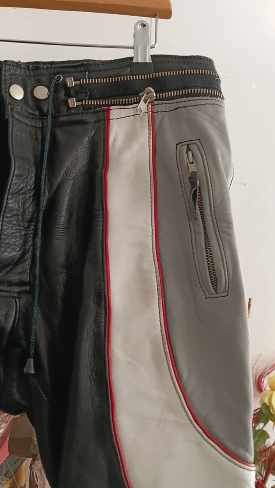 Motorcycle Leather Trousers Handmade