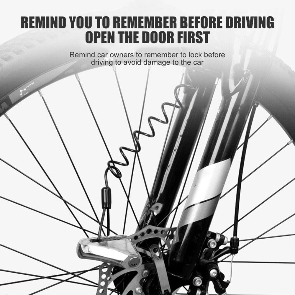 Reliable Security Solution Disc Lock Reminder Cable for Motorcycles