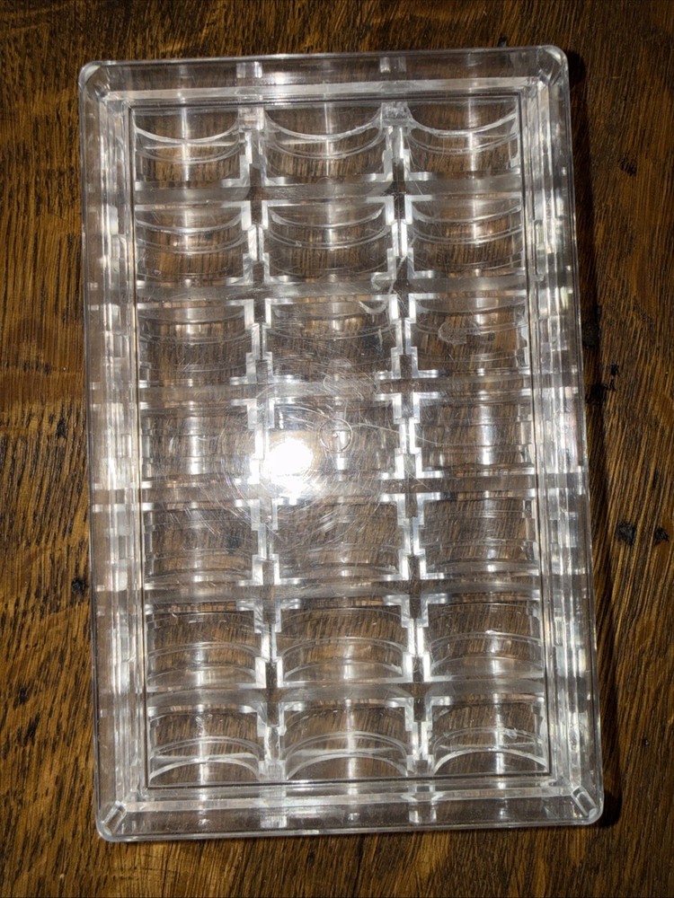 Bobbin Box 21 Compartments Clear Plastic - Sewing Thread Storage 🧵 —————————