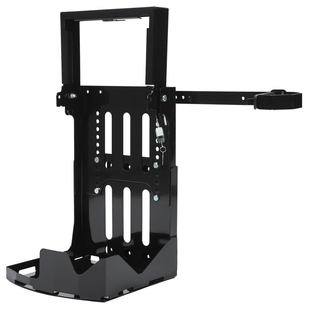 Adjustable Backpack Blower Sprayer Rack For Open & Enclosed Landscape Trailer
