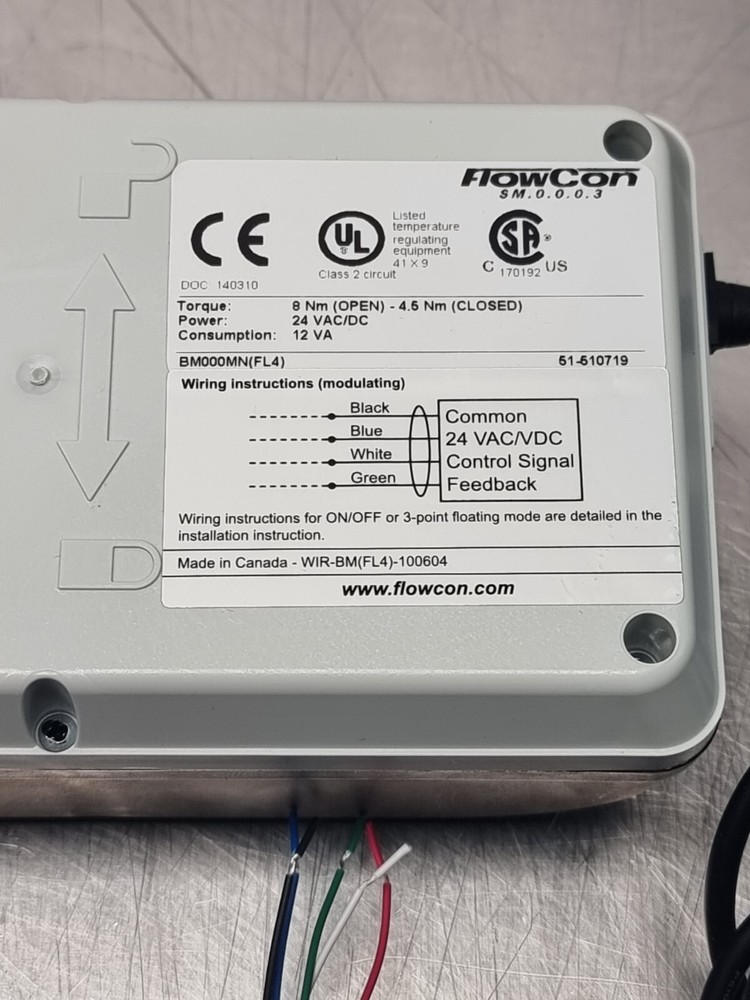 FlowCon SM.0.0.0.3 SM Display Programmable Actuator