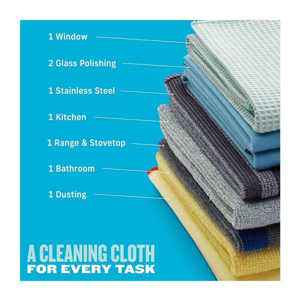 E-Cloth Home Cleaning Set, 8 pcs, 10903