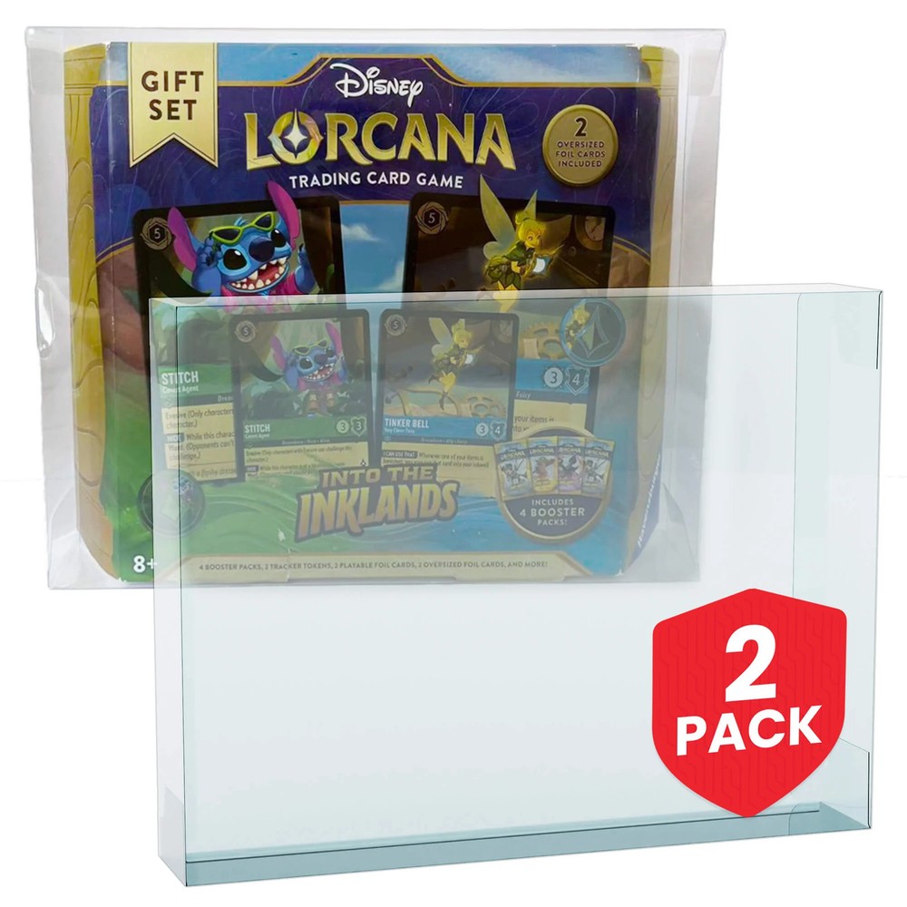 EVORETRO Display Case Protector for Lorcana Gift Set Box pack of 2