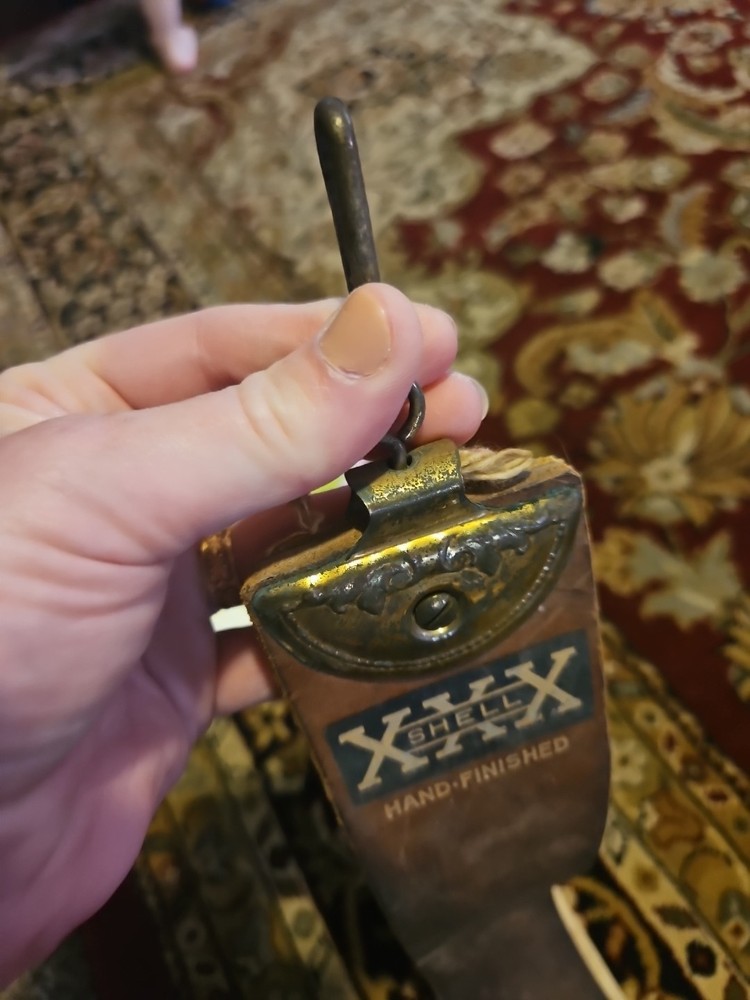 Vintage Shell Strop With Fine Quality Silk Linen Finish Strap Also