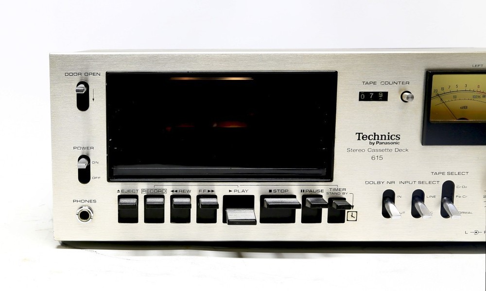 Technics RS-615U 2 Head Stereo Cassette Deck - Fully Serviced