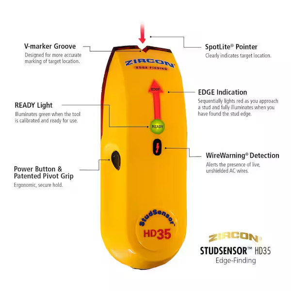 Zircon Corporation StudSensor HD35 Stud Finder