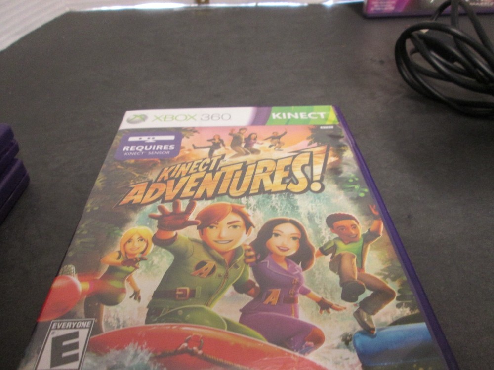 Microsoft Kinect Sensor Bar w/book & 6 Games