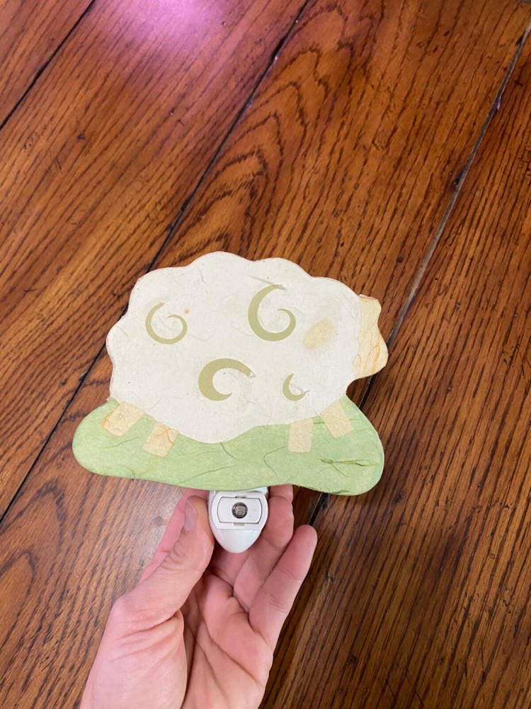 Pottery Barn kids lamb lambie night light