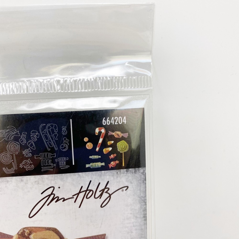 Sizzix Tim Holtz Thinlits Halloween Sweet Treats Candy Dies 664204 NEW