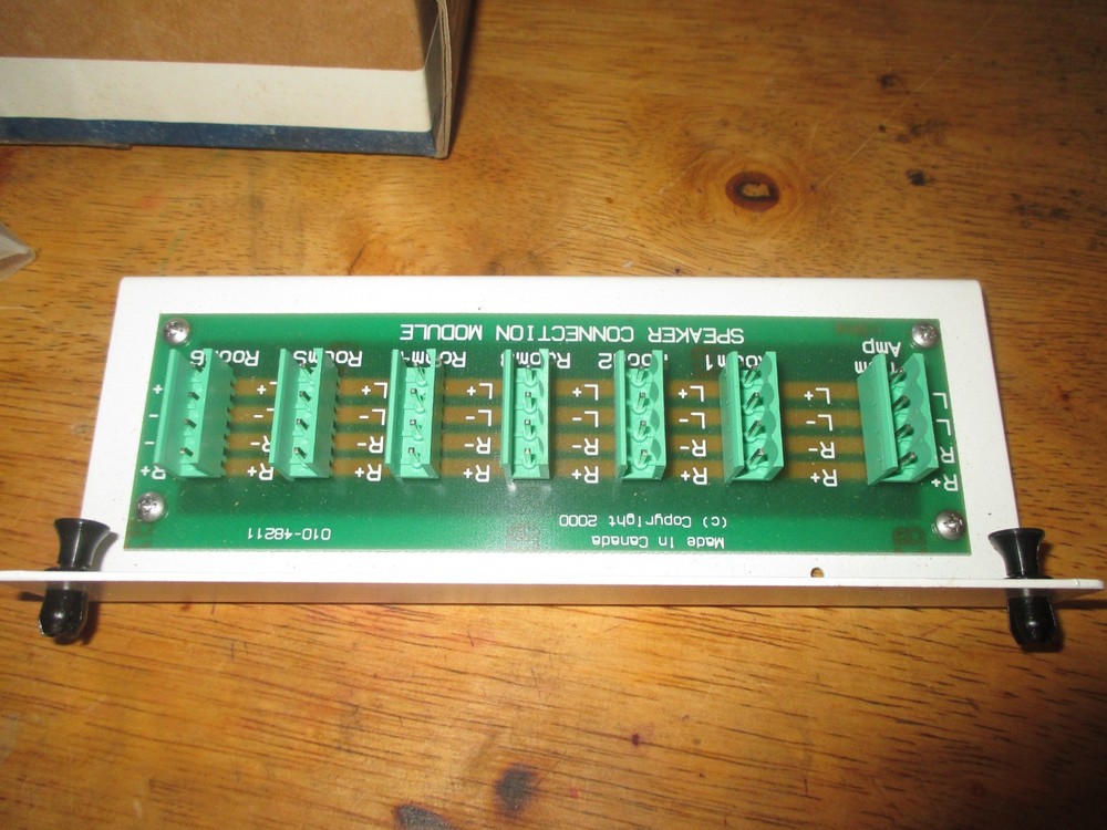 Leviton Structured Media 6-Zone Speaker Distribution Control Module 48211-6A