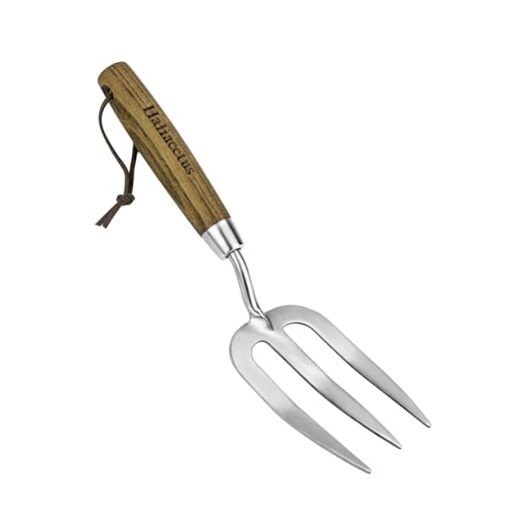 Garden Hand Fork, Hand Weeding Fork with Sharp Tine for Easy Uprooting Large
