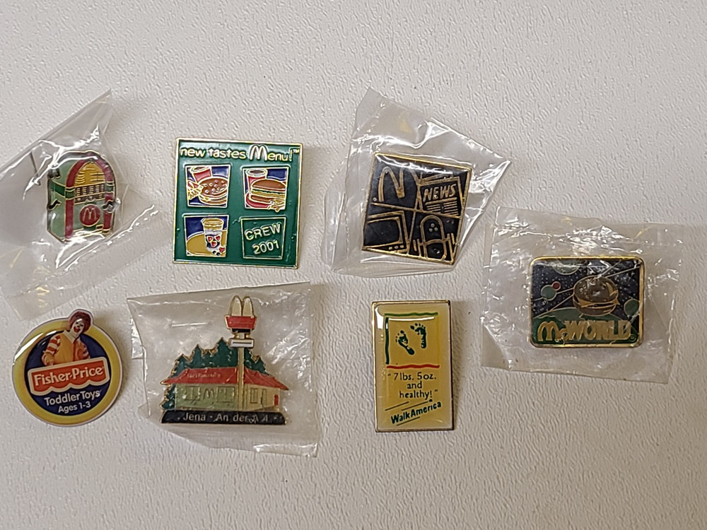 McDonald's 7 Misc. Crew Label Pin