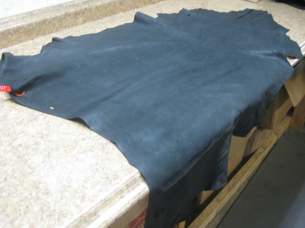 Black Top Grain Deer Leather  # 0012317 Row 120