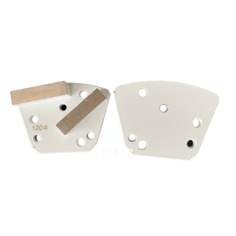 6 Pk Trapezoidal Diamond Grinding Disc For Floor Grinders Hard Concrete Surface