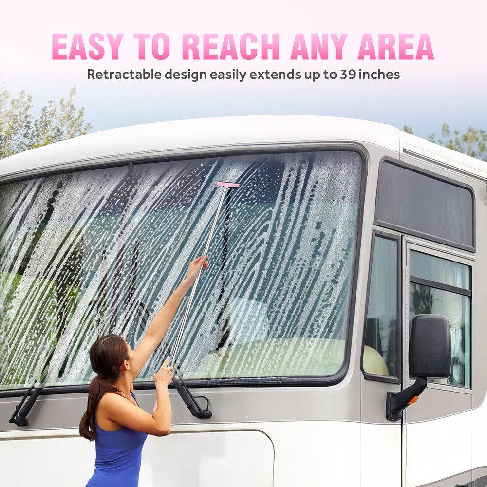Car Cleaning Combo Rear-view Mirror Squeegee Windshield Wiper Cleaner Tool Kit