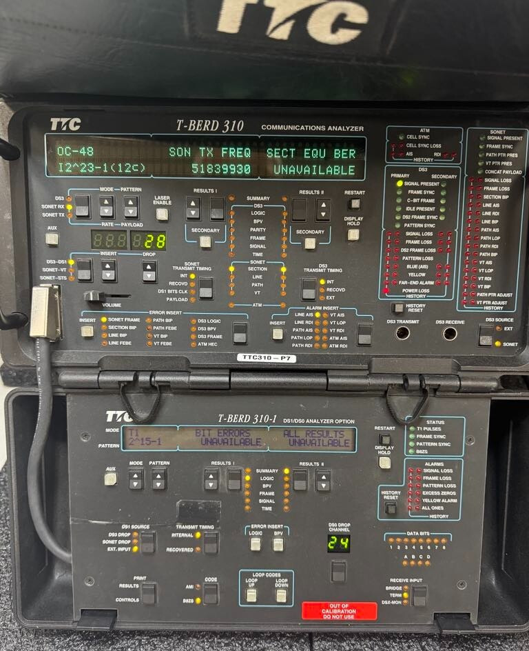 TTC T-BERD 310-1 DS1/DS0 Communication Analyzer