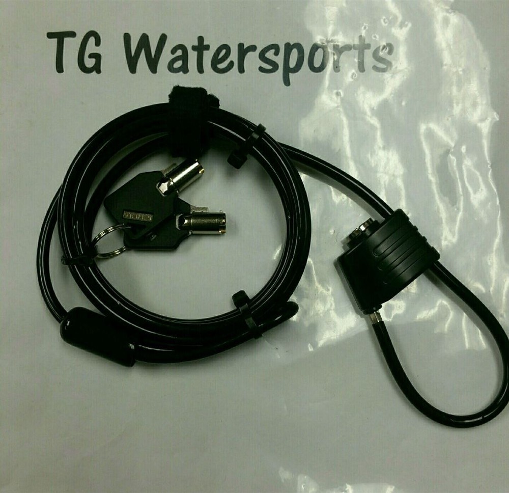 Kayak Security Cable Keyed Locking. 6.5 feet. Rust Resistant, 2 keys | A6