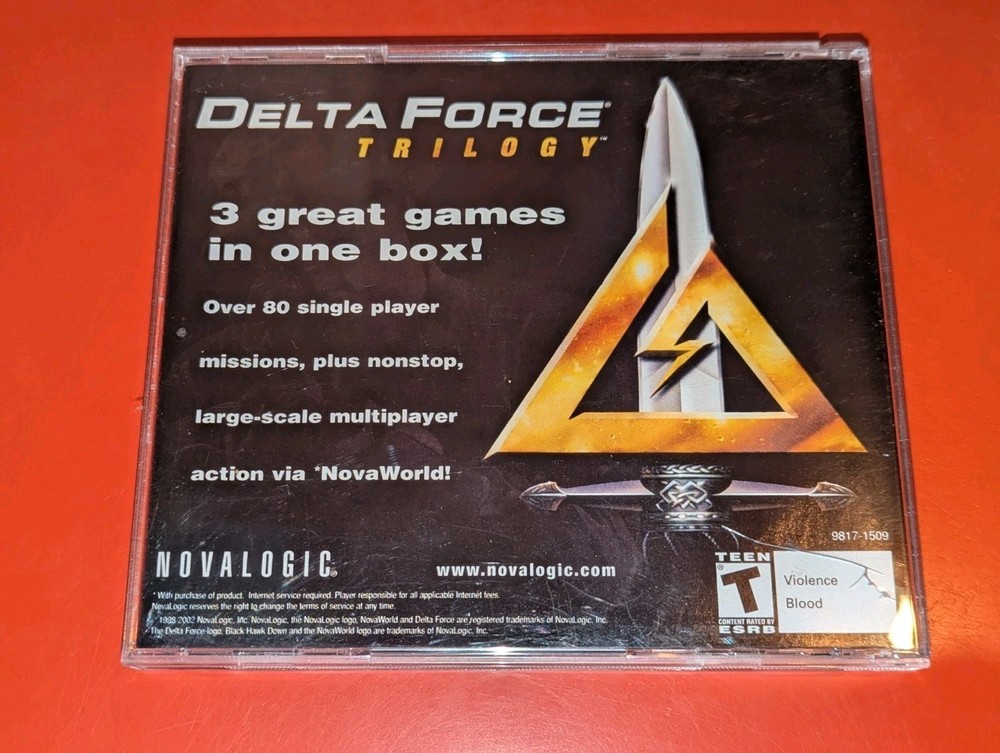 Delta Force: Black Hawk Down [PC CD-ROM, 2005 Novalogic]