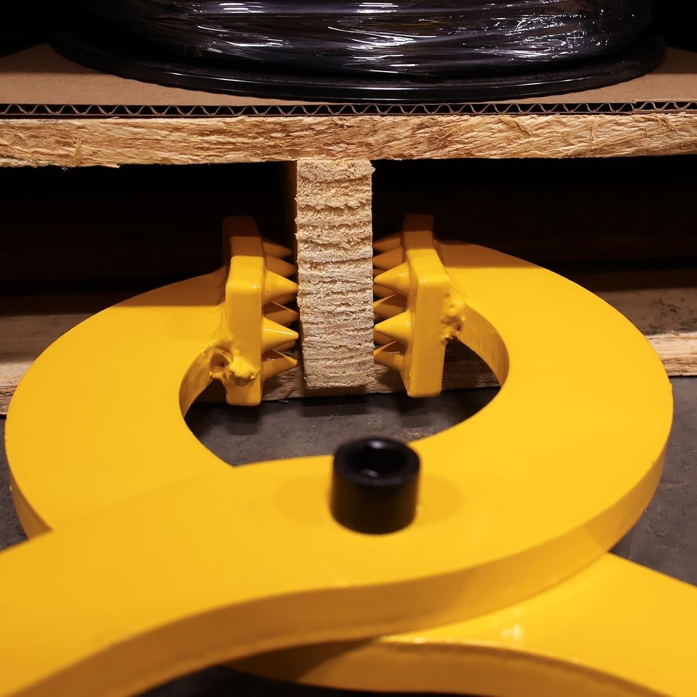 Pallet Puller Clamp 6000lb Forklift Chain Grabber Hook Heavy Duty Tool