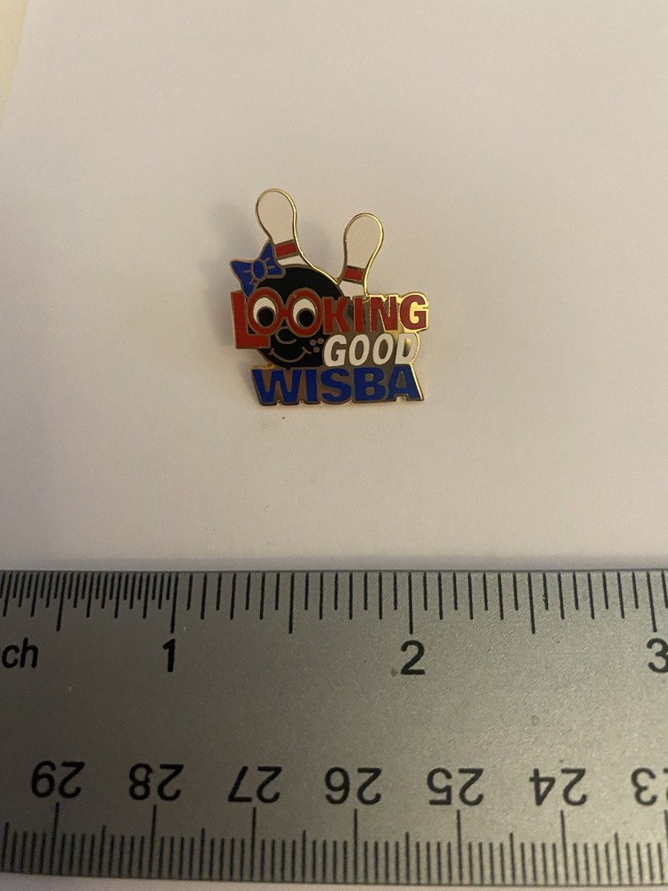 WISBA Looking Good Bowling Lapel Pin P180