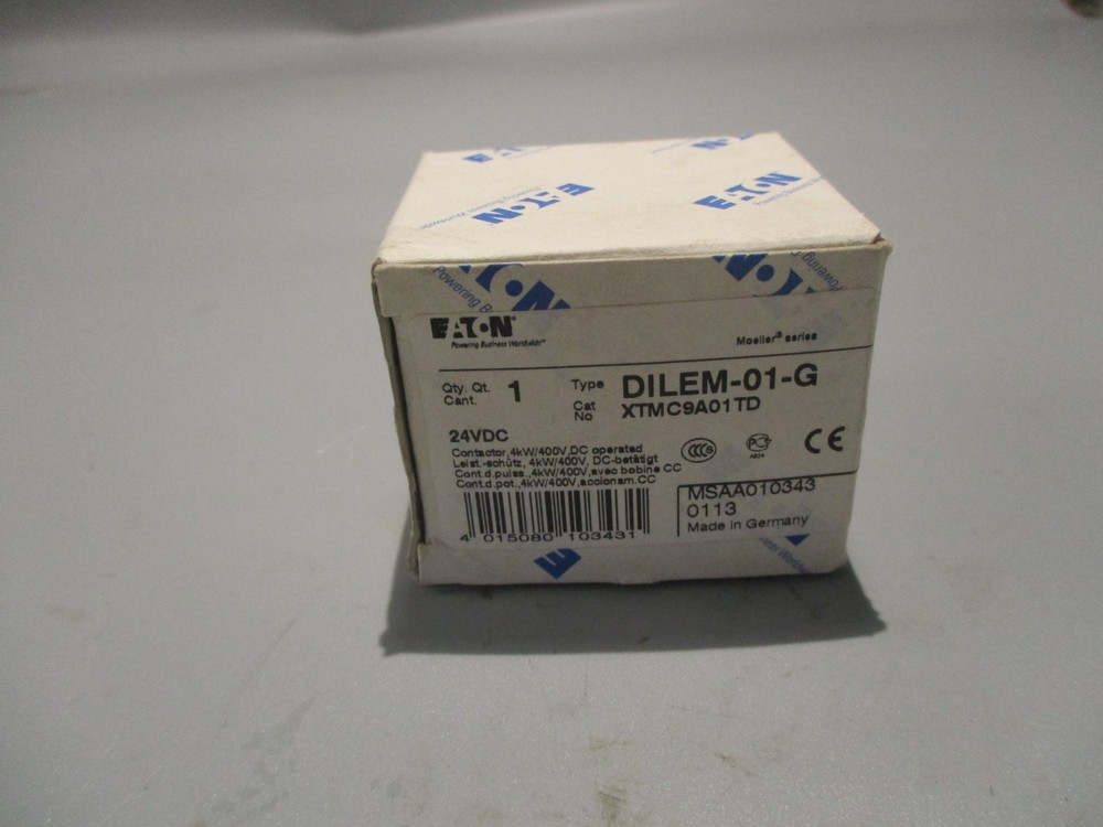 NEW EATON DILEM-01-G CONTACTOR 24VDC COIL