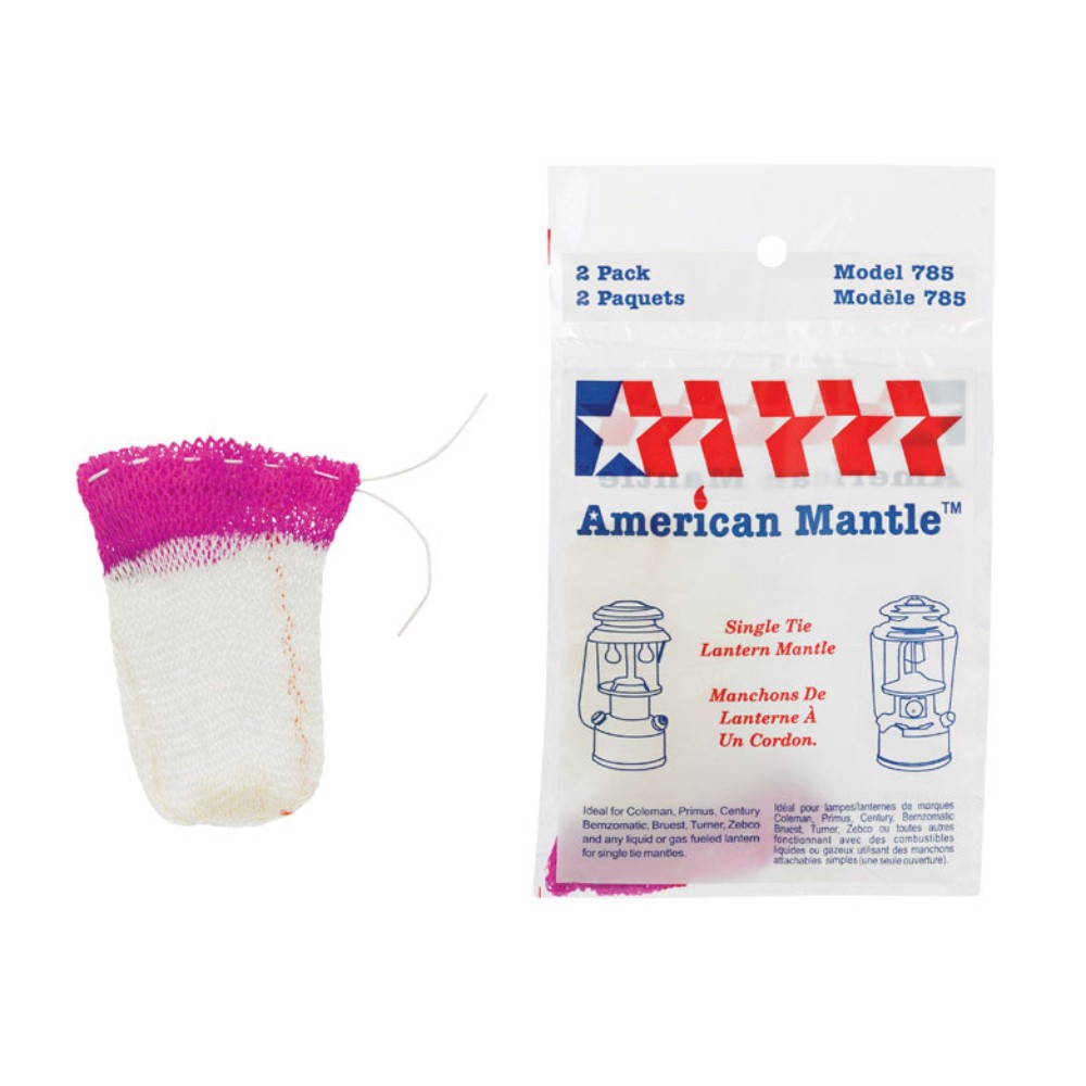 American Mantle 785 Black Soft Single Weave Rayon String Tie Mantle