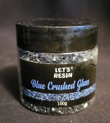 4 Pck Crushed Glass 100g, 4 Color Set