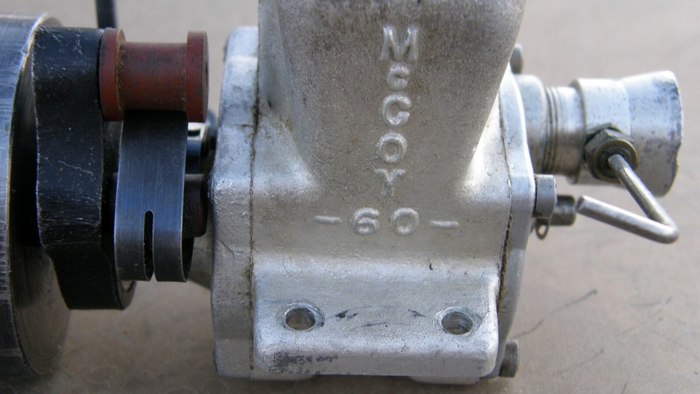McCoy .60 Red Head Spark Ignition Gas/Nitro Engine McCoy Invader Tether Car Nice