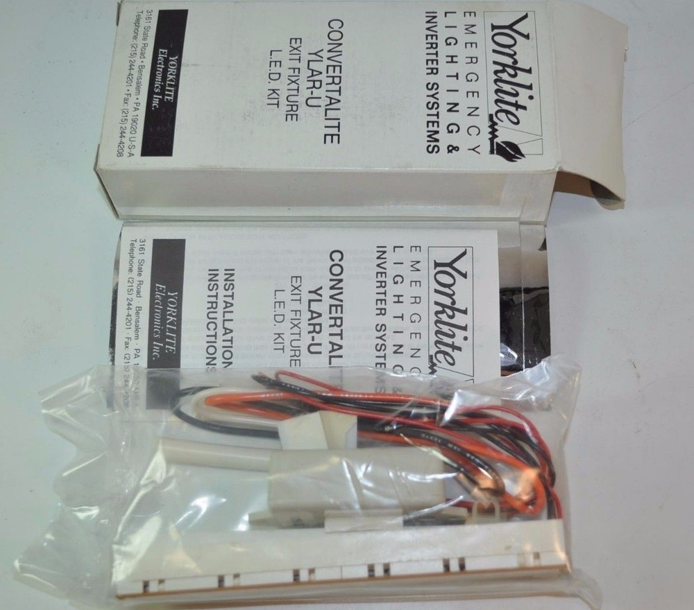 Yorklite Lighting Convertalite Exit Fixture LED Light Kit Model# YLAR-U