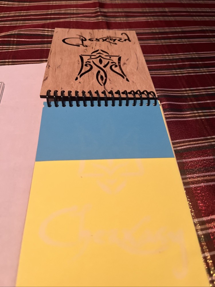 Laser Cut Wooden Notebook, Cherkasy Ukraine