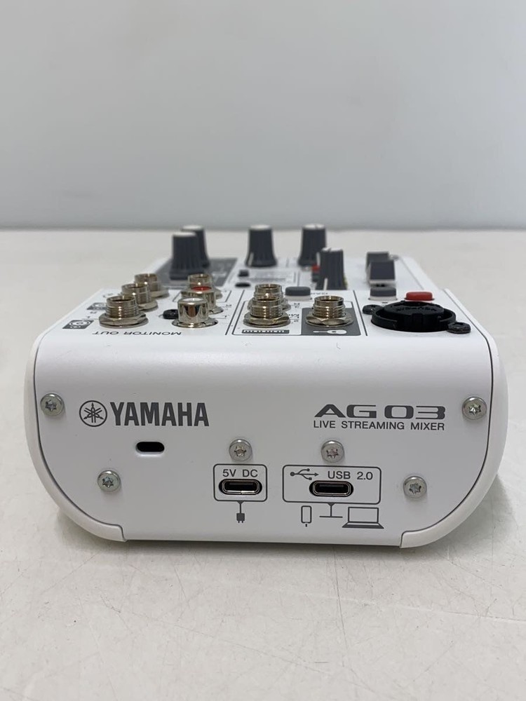 Yamaha Mixer Ag03 Webcast Audio Interface Instrument Peripherals Used