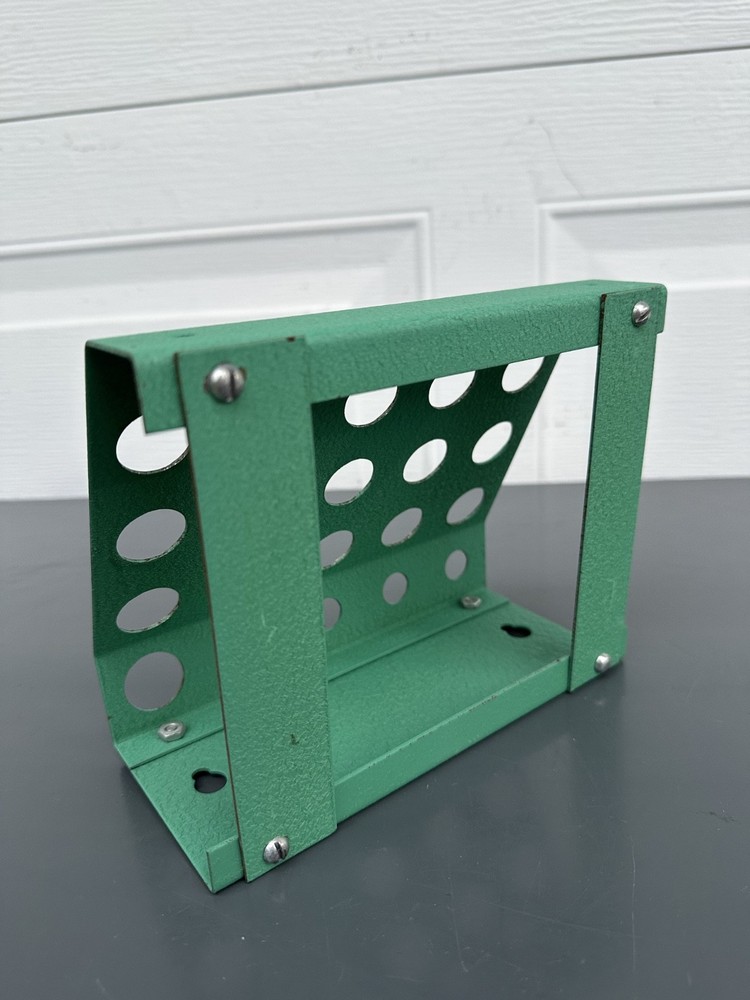 Vintage RCBS Reloading Dies Storage Metal Rack