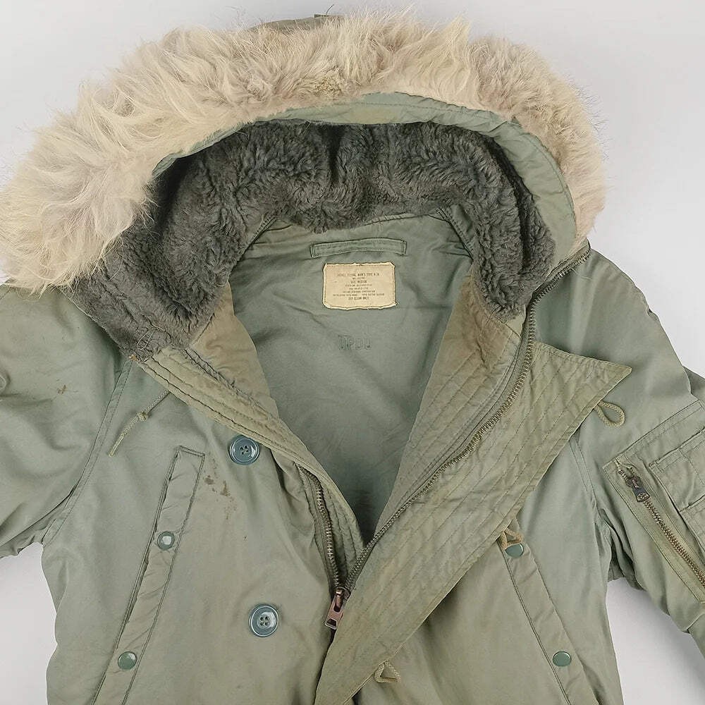 US N-3B Jacket with Fur Ruff 1969 - M