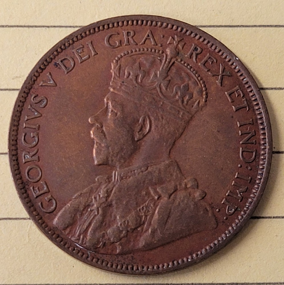 1919 Newfoundland Large Cent.  High  Grade. NICE...