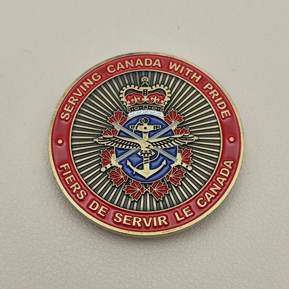 Canadian Armed Forces Veterans Challenge Coin
