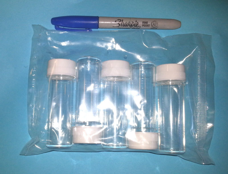 Large Plastic Vials (5 Pack)