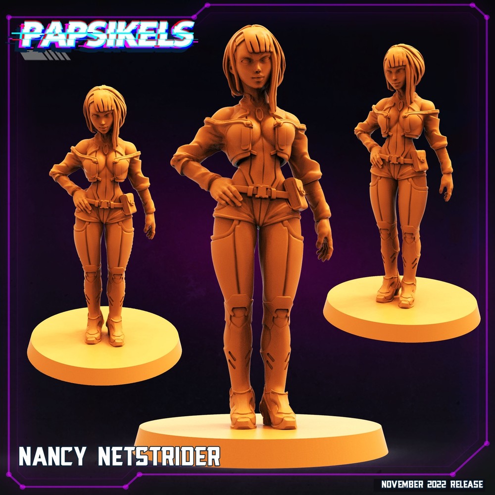 Nancy Netstrider | DnD Miniatures | Tabletop Gaming | Tabletop Miniature |