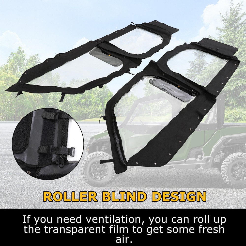 Soft Doors Cab Enclosure Upper Kit For Polaris General 4 1000 /XP 4 1000 2017+