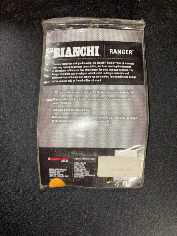 Bianchi Belt Keeper PatrolTek Nylon w/ Snaps (2)