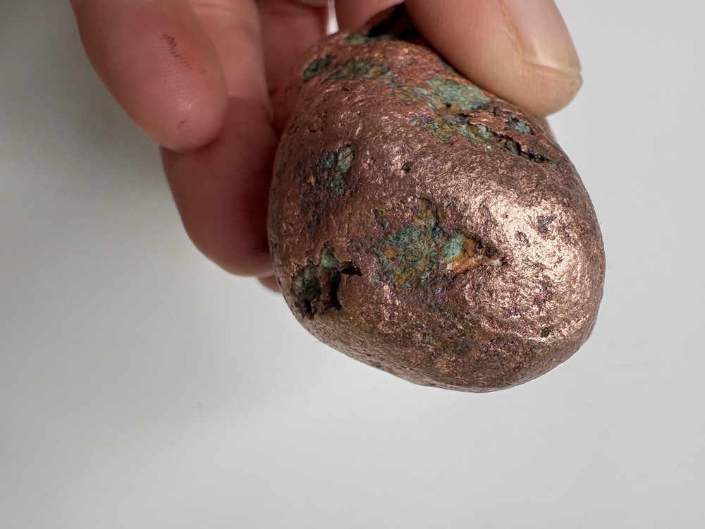 Pure Solid Native Michigan Float Copper Mineral Display Specimen Upper Peninsula