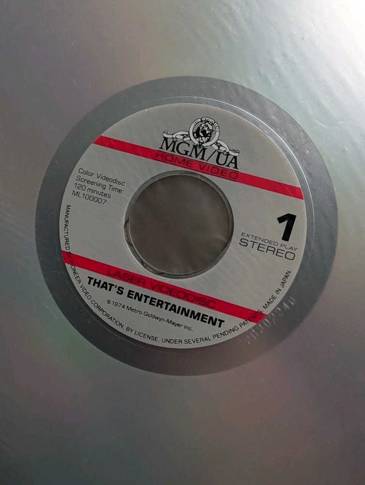 "That's Entertainment" - Extended Play LaserDisc 1983