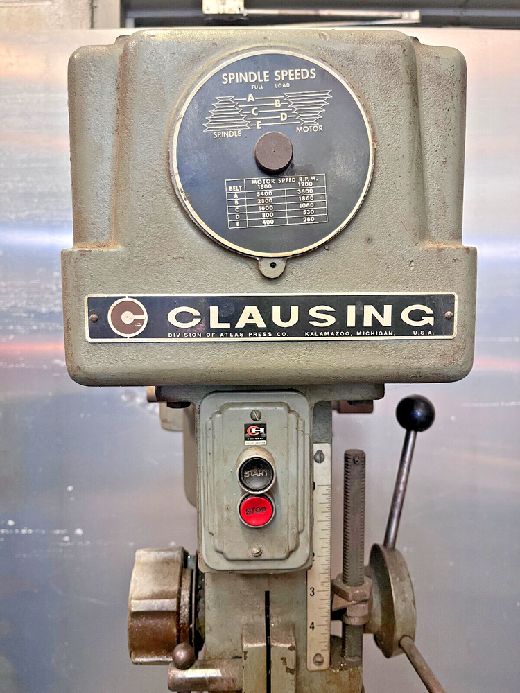 CLAUSING DRILL PRESS 115 VAC 1/2 H.P