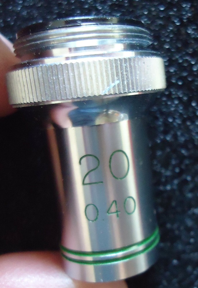 Edscorp objective 20 0.40 for microscope.